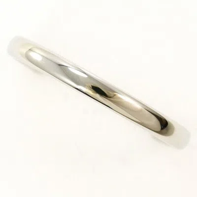 Pre-owned Tiffany & Co Platinum 950 Band Ring () In Silver
