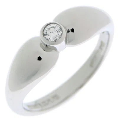 Pre-owned Tiffany & Co Platinum 950 Band Ring () In Silver