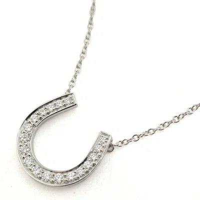 Pre-owned Tiffany & Co Platinum 950 Necklace () In Silver