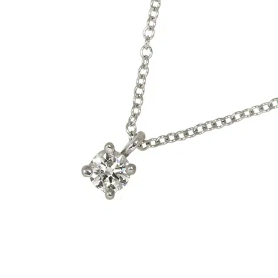Pre-owned Tiffany & Co Platinum 950 Necklace () In Silver