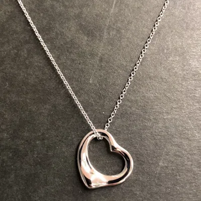 Pre-owned Tiffany & Co Platinum 950 Necklace () In Silver