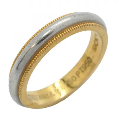 Pre-owned Tiffany & Co Platinum 950 Yellow Gold (18k) Band Ring ()