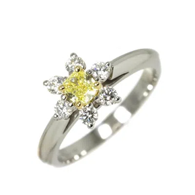 Pre-owned Tiffany & Co Platinum 950 Yellow Gold (18k) Band Ring ()