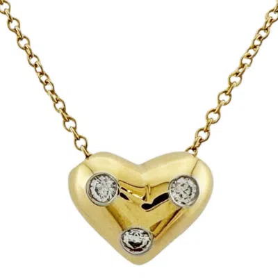 Pre-owned Tiffany & Co Platinum 950 Yellow Gold (18k) Necklace ()