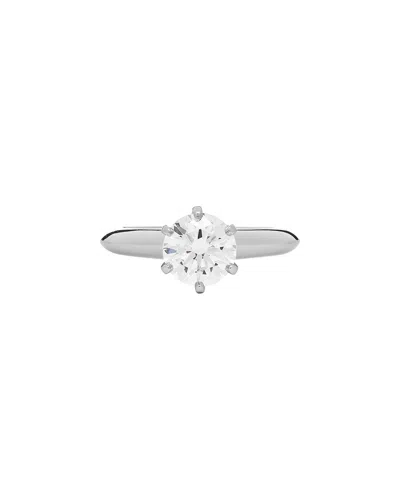 Pre-owned Tiffany & Co . Platinum Diamond 1.11ct Solitaire Engagement Ring (authentic  Pre-loved)