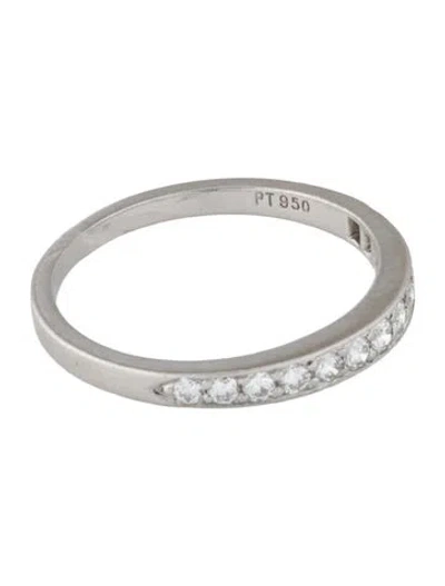 Pre-owned Tiffany & Co Platinum Diamond Band In Multi