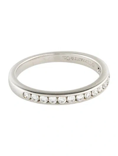 Pre-owned Tiffany & Co Platinum Diamond Band In Multi