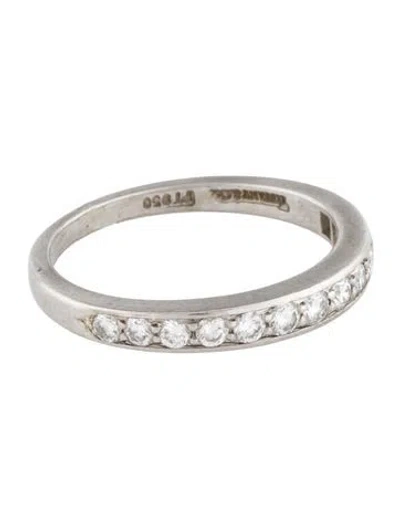 Pre-owned Tiffany & Co Platinum Diamond Band In Multi