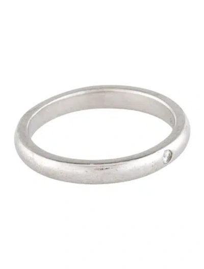 Pre-owned Tiffany & Co Platinum Diamond Band In Multi