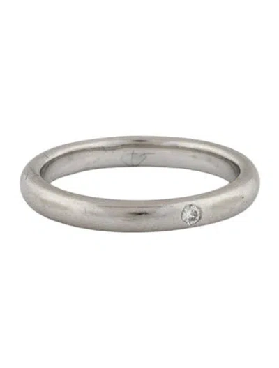Pre-owned Tiffany & Co Platinum Diamond Band In Multi