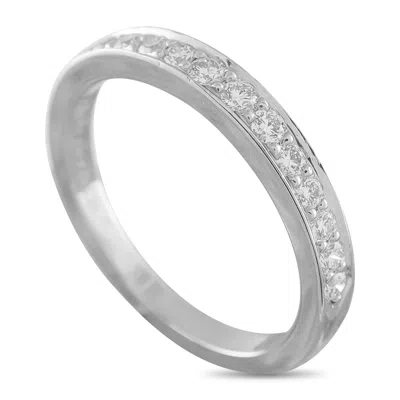 Tiffany & Co Platinum Diamond Band Ring #5171 In White