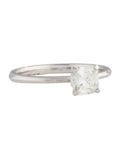 Pre-owned Tiffany & Co Platinum Diamond Engagement Ring In Multi