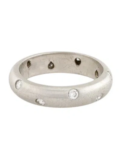 Pre-owned Tiffany & Co Platinum Diamond Etoile Band In Multi