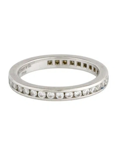 Pre-owned Tiffany & Co Platinum Diamond Full Circle Eternity Ring In Multi