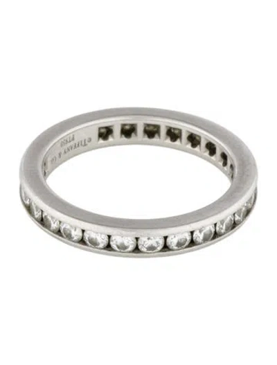 Pre-owned Tiffany & Co Platinum Diamond Full Eternity Ring In Multi