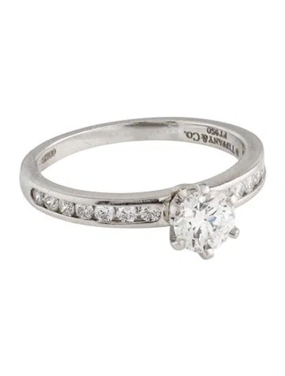 Pre-owned Tiffany & Co Platinum Diamond Harmony Engagement Ring In Multi