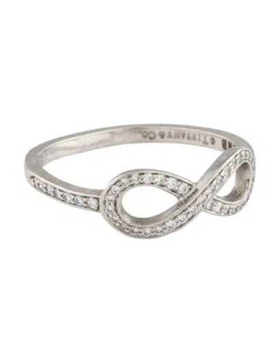 Pre-owned Tiffany & Co Platinum Diamond Infinity Ring In Multi