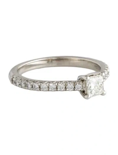 Pre-owned Tiffany & Co Platinum Diamond Novo Engagement Ring In Multi