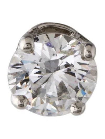 Pre-owned Tiffany & Co Platinum Diamond Single Stud Earring In Multi