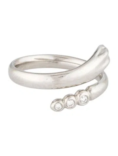 Pre-owned Tiffany & Co Platinum Diamond Snake Band In Multi