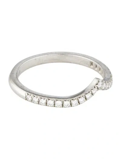 Pre-owned Tiffany & Co Platinum Diamond Soleste V Ring In Multi