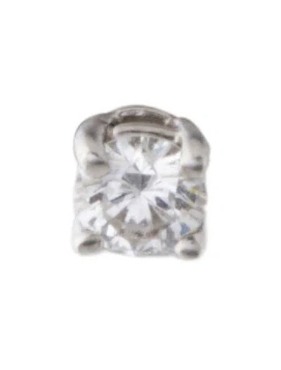 Pre-owned Tiffany & Co Platinum Diamond Solitaire Stud Earrings In Multi