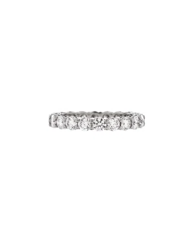 Pre-owned Tiffany & Co Platinum Embrace Band Ring Platinum With Diamonds 3mm (authentic  Pre-loved)