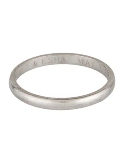 Pre-owned Tiffany & Co Platinum Forever Band In Multicolor