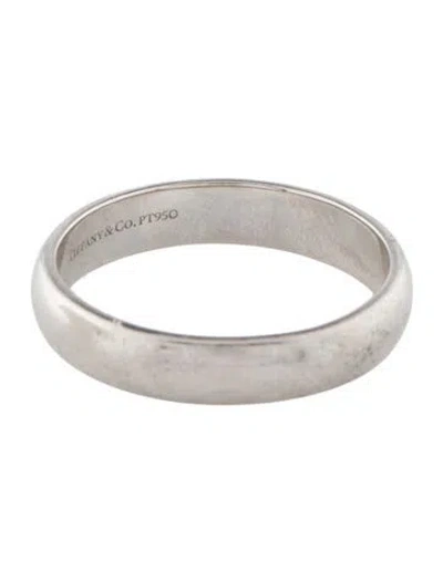 Pre-owned Tiffany & Co Platinum Forever Wedding Band In Multi