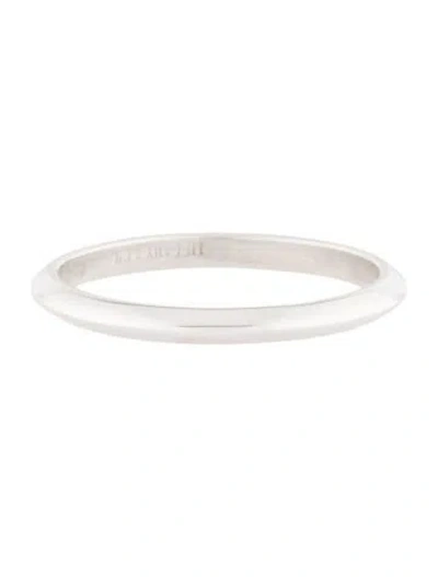 Pre-owned Tiffany & Co Platinum Knife Edge Band In Multi