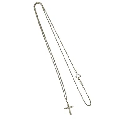 Pre-owned Tiffany & Co Platinum Necklace () In Silver