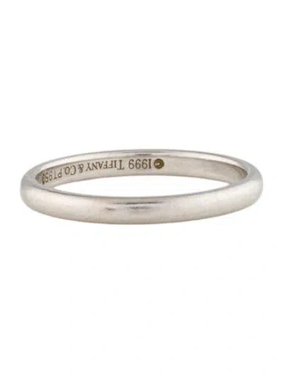 Pre-owned Tiffany & Co Platinum Wedding Band In Multi