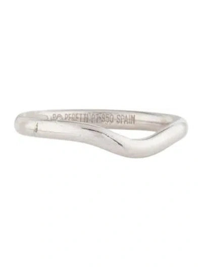 Pre-owned Tiffany & Co Platinum Wedding Band In Multi