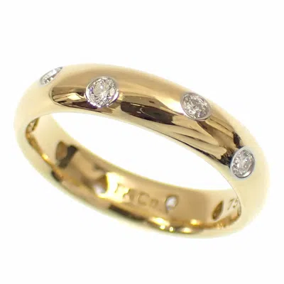 Pre-owned Tiffany & Co Platinum Yellow Gold Yellow Gold (18k) Platinum 950 Band Ring () In Multi