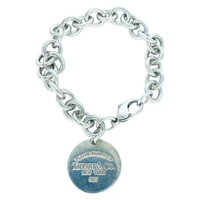 Pre-owned Tiffany & Co Please Return To . New York 925 Sterling Silver Bracelet In Multi
