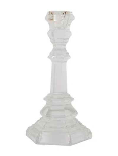 Pre-owned Tiffany & Co Plymouth Candlestick In Transparent