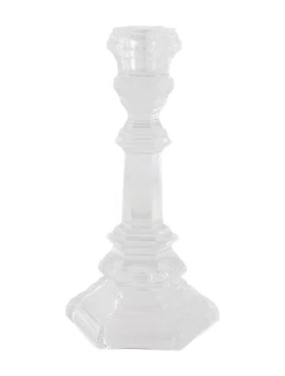 Pre-owned Tiffany & Co Plymouth Candlestick In Transparent