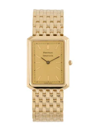 Pre-owned Tiffany & Co Portfolio Watch, 24mm In Multi