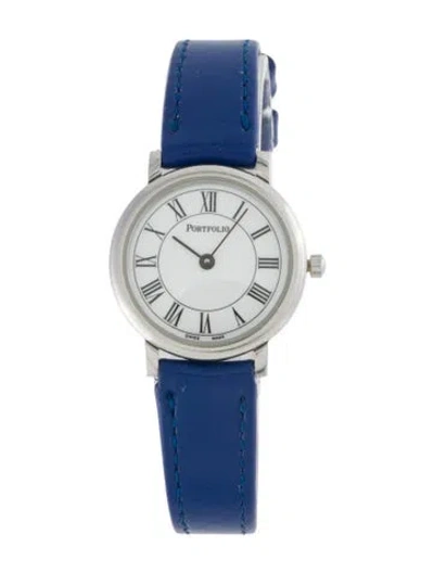 Pre-owned Tiffany & Co Portfolio Watch In Multi