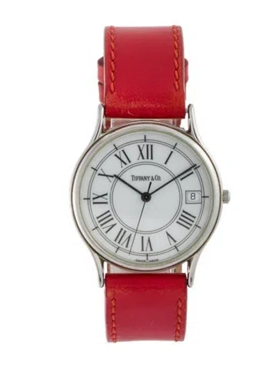 Pre-owned Tiffany & Co Portfolio Watch In Multi