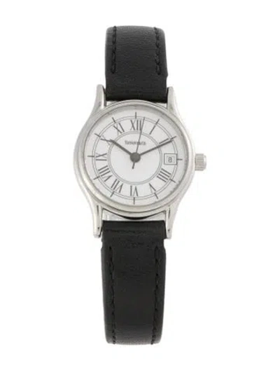 Pre-owned Tiffany & Co Portfolio Watch In Multi