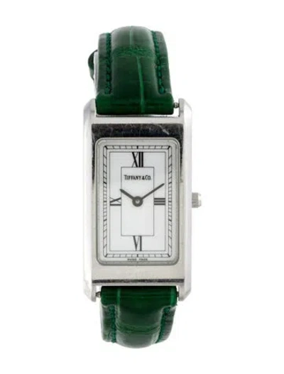 Pre-owned Tiffany & Co Portfolio Watch In Multi
