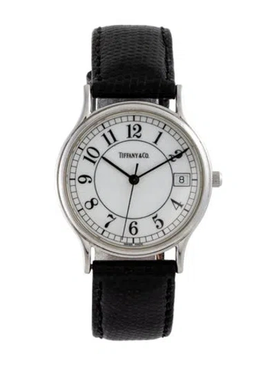 Pre-owned Tiffany & Co Portfolio Watch In Multicolor