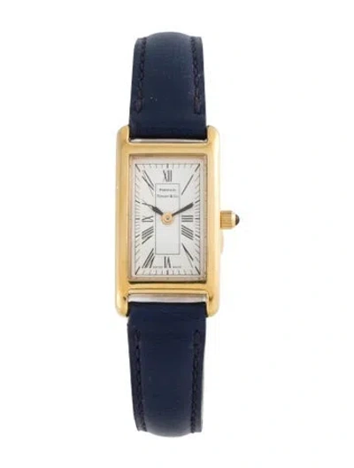 Pre-owned Tiffany & Co Portfolio Watch In Multicolor