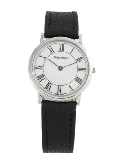 Pre-owned Tiffany & Co Portfolio Watch In Multicolor