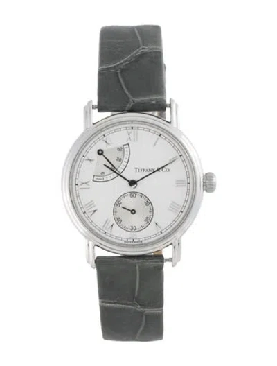 Pre-owned Tiffany & Co Power Reserve Watch In Multi
