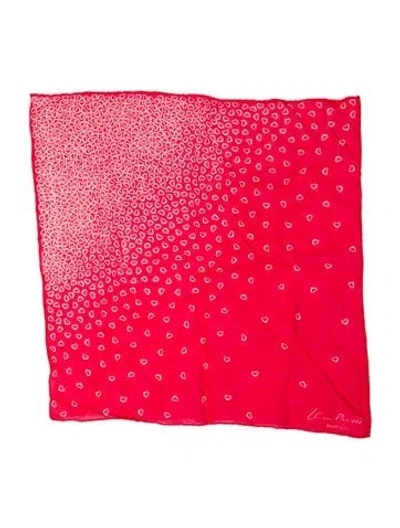 Pre-owned Tiffany & Co Printed Bandana In Red