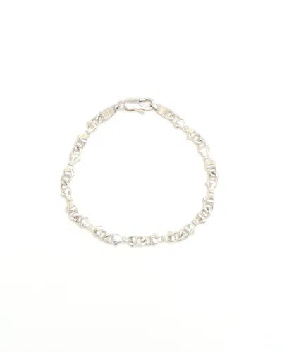 Tiffany & Co Puffs Ribbon Silver Bracelet In Metallic