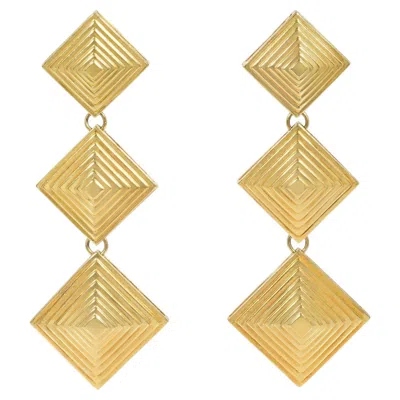 Pre-owned Tiffany & Co . Pyramid Pendant Earrings In Multiple