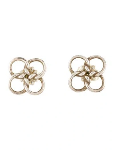 Pre-owned Tiffany & Co Quadrifoglio™ Stud Earrings In Multi